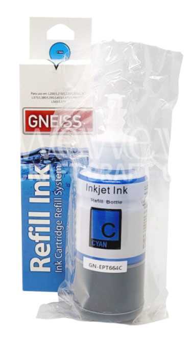 BOTELLA TINTA GNEISS 664 X 70 ML CYAN